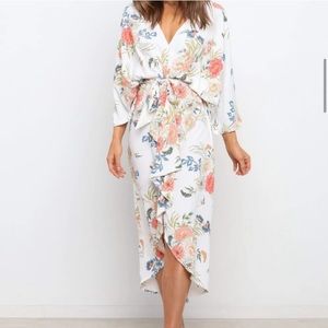 Kimono Sleeve MIDI Dress